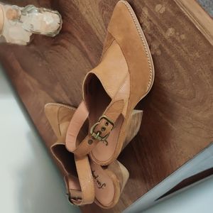 Free People Silverton Slingback Mule Tope